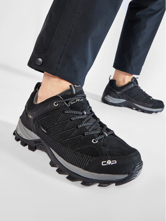 CMP CMP Bakancs Rigel Low Trekking Shoes Wp 3Q13247 Fekete