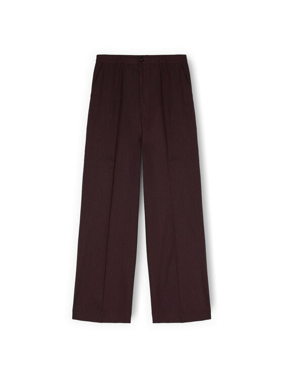 Motivi Motivi Spodnie materiałowe P064Q004508N036 Bordowy Over Fit