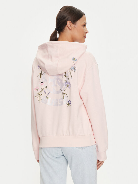 Guess Guess Felpa V4YQ10 KC6W1 Rosa Regular Fit