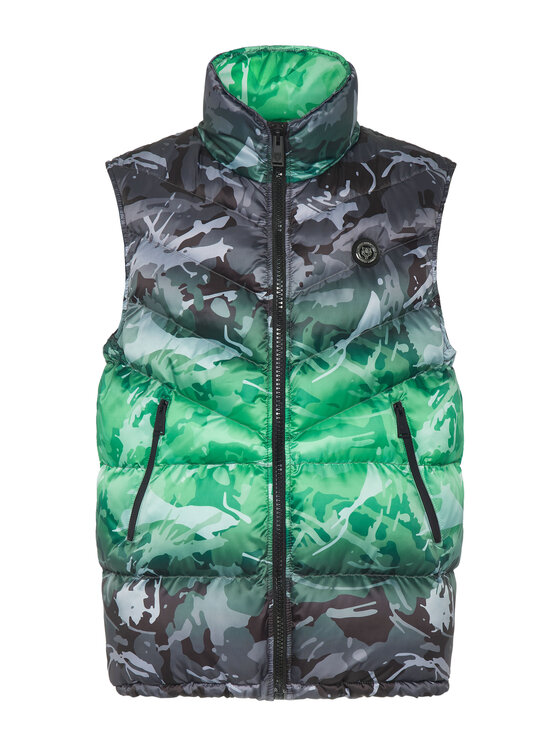 Plein Sport Plein Sport Kamizelka 397 Czarny Regular Fit