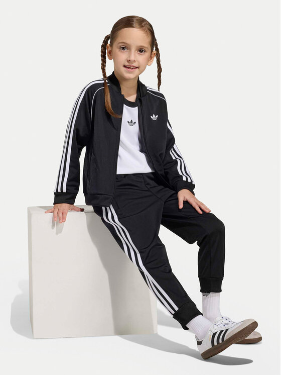adidas adidas Tepláková súprava adicolor SST KD5741 Čierna Regular Fit