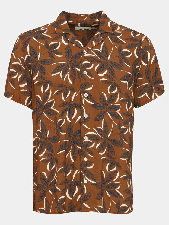 Blend Blend Koszula 20716382 Brązowy Regular Fit