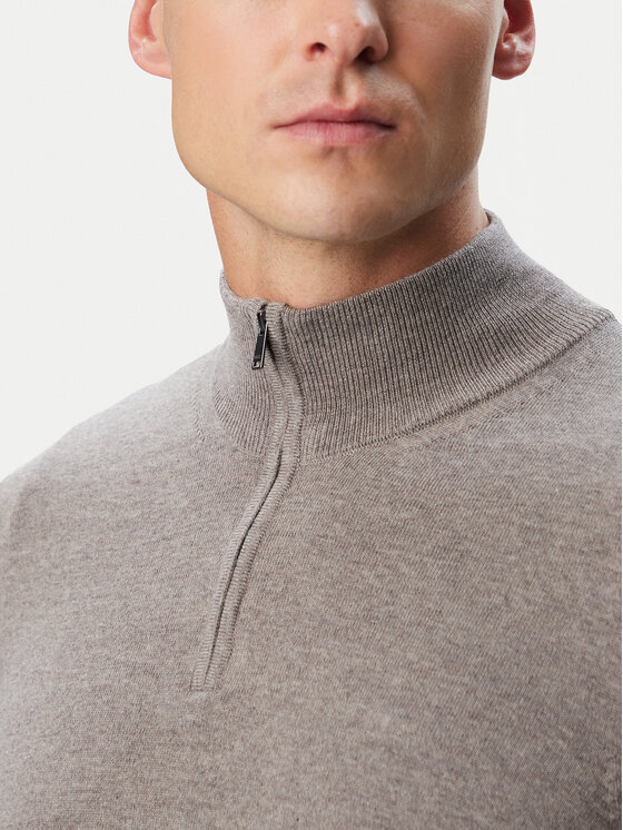 BOSS BOSS Džemper H-Ebenji  50565499 Svijetlo smeđa Regular Fit
