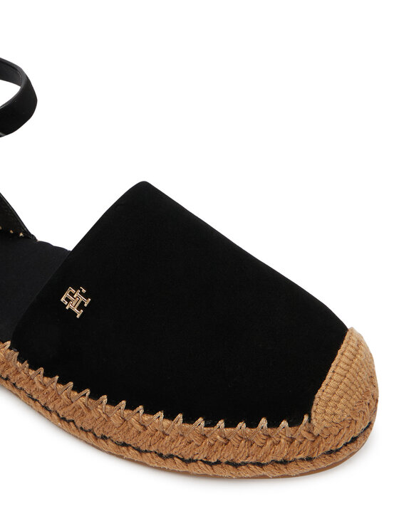 Tommy Hilfiger Tommy Hilfiger Espadrile Th Platform Espad Suede Strap FW0FW09144 Negru