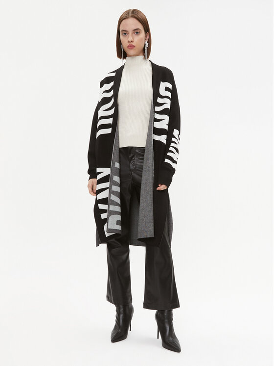 DKNY DKNY Maglione P3MSZBA9 Écru Regular Fit