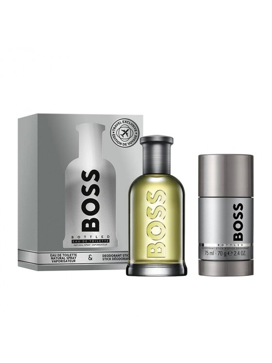 Zestaw zapachowy HUGO BOSS, Hugo Boss Bottled zestaw woda toaletowa spray 100ml + dezodorant sztyft 75ml