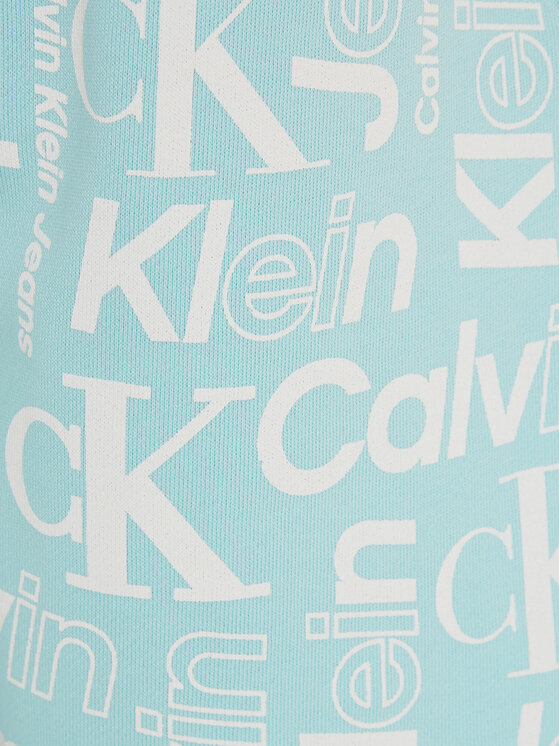 Calvin Klein Jeans Calvin Klein Jeans Športne kratke hlače Inst Ck Aop IB0IB02105 Modra Regular Fit