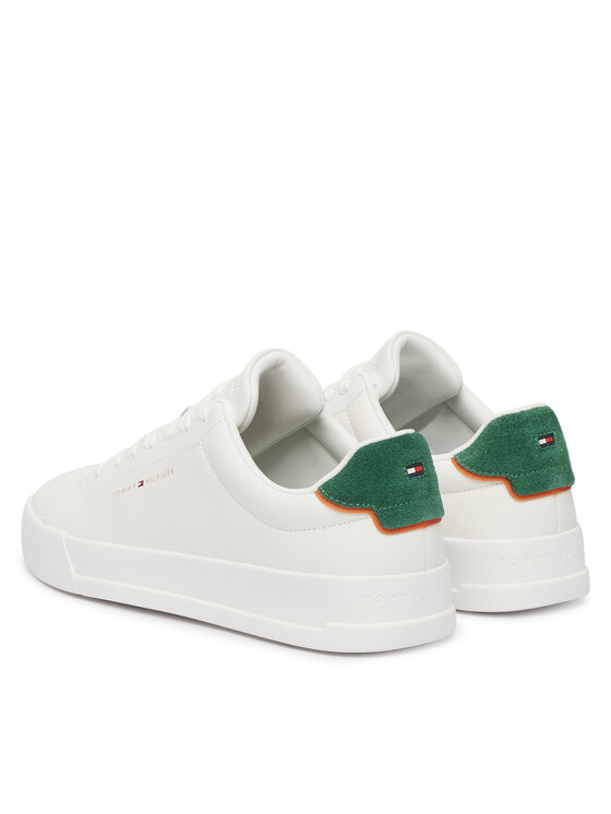Tommy Hilfiger Tommy Hilfiger Sportcipők Th Court Core Ess Leather FM0FM05367 Fehér