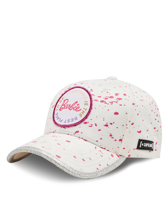 Capslab Capslab Czapka z daszkiem Barbie Cap CL/BA1/2/CB/BAR2 Biały