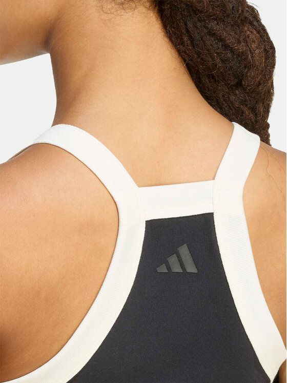 adidas adidas Marškinėliai Seasonal Essentials Colorpop KC3936 Juoda Slim Fit