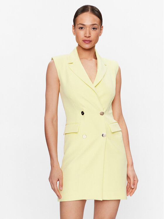 Liu Jo Abito da cocktail CA3046 T2200 Giallo Regular Fit, taglia : 40