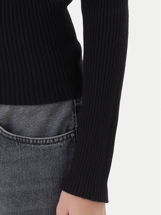 Kontatto Kontatto Светр 3M0830C Чорний Slim Fit