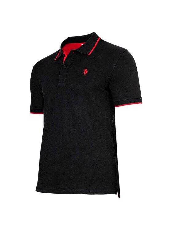U.S. Polo Assn. U.S. Polo Assn. Polo 28708 Czarny Comfort Fit