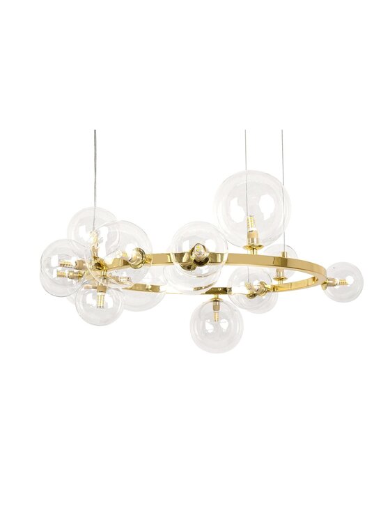 MIAhome MIAhome Lampa wisząca ALURE 85 złota Złoty