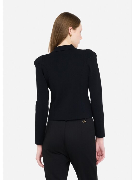Liu Jo Liu Jo Kurtka damska CF5152MS55N22222 Czarny Slim Fit