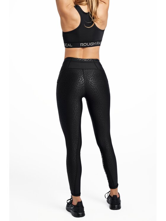 ROUGH RADICAL ROUGH RADICAL Legginsy SPEED X Czarny Slim Fit