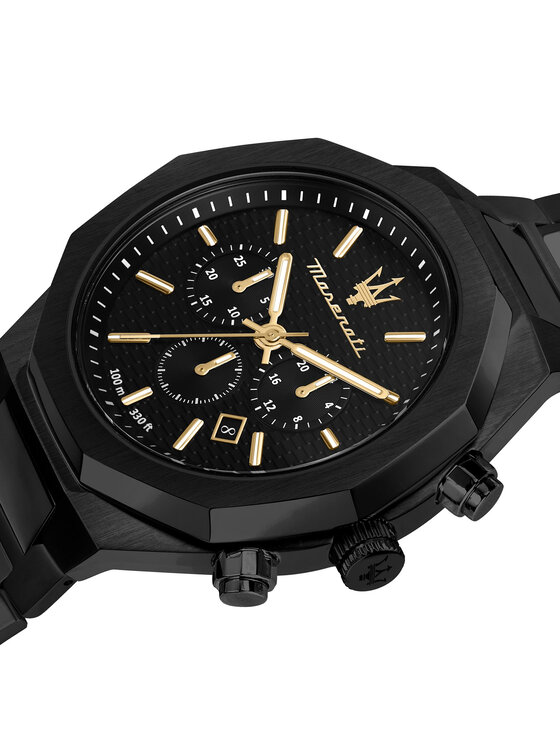 Maserati Maserati Pulkstenis Stile R8873642005 Melns