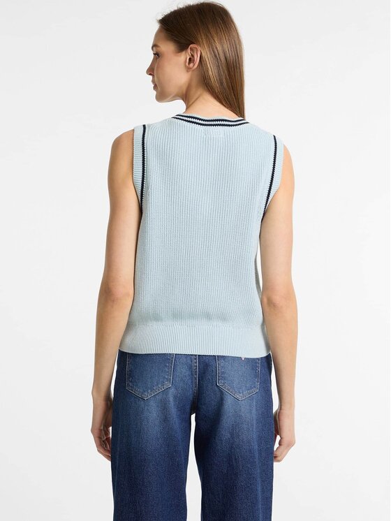 Guess Jeans Guess Jeans Svetr 173689 Modrá Classic Fit