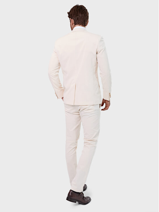 Evenemen Evenemen Garnitur Fansi Beige Écru Slim Fit