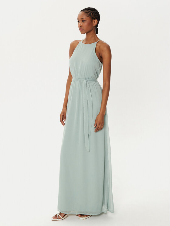 Vila Vila Rochie cocktail Falia 14100342 Verde Regular Fit