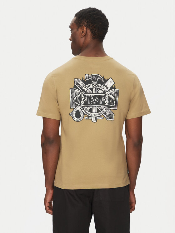 Element Element T-Shirt ELYZT00522 Khakifarben Regular Fit