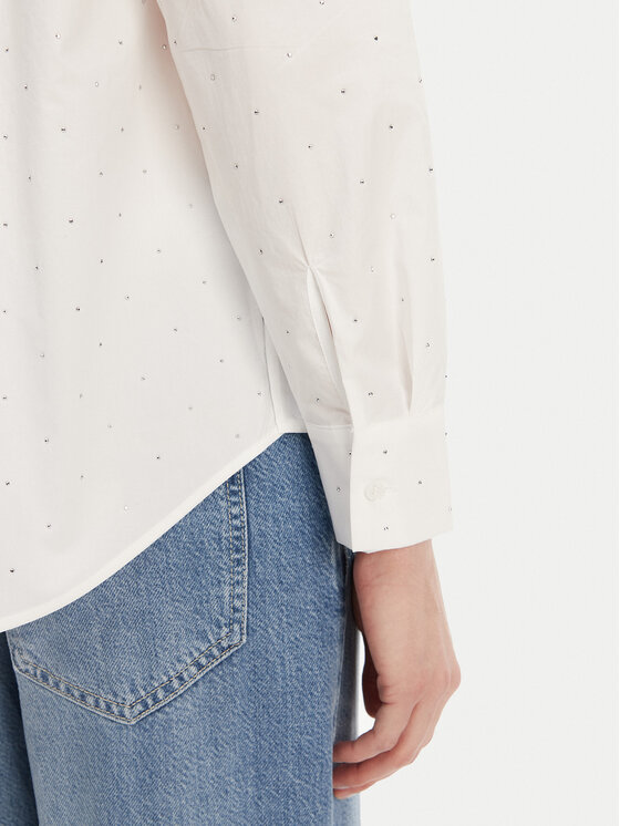 Guess Guess Сорочка W5GH42 WGWS0 Білий Comfort Fit