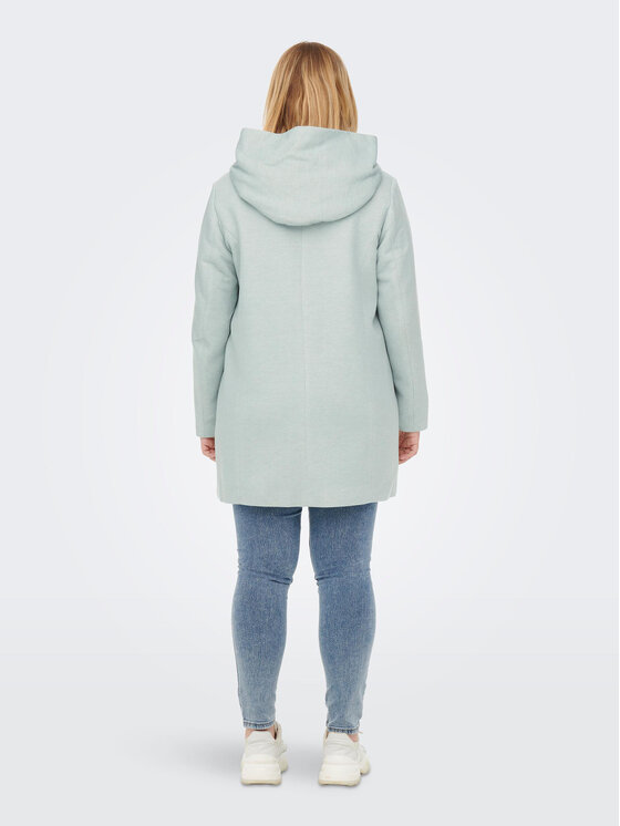ONLY Carmakoma ONLY Carmakoma Płaszcz przejściowy Sedona 15191768 Zielony Regular Fit