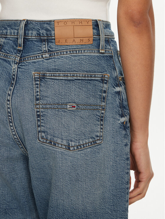 Tommy Jeans Tommy Jeans Blugi DW0DW19768 Albastru Mom Fit
