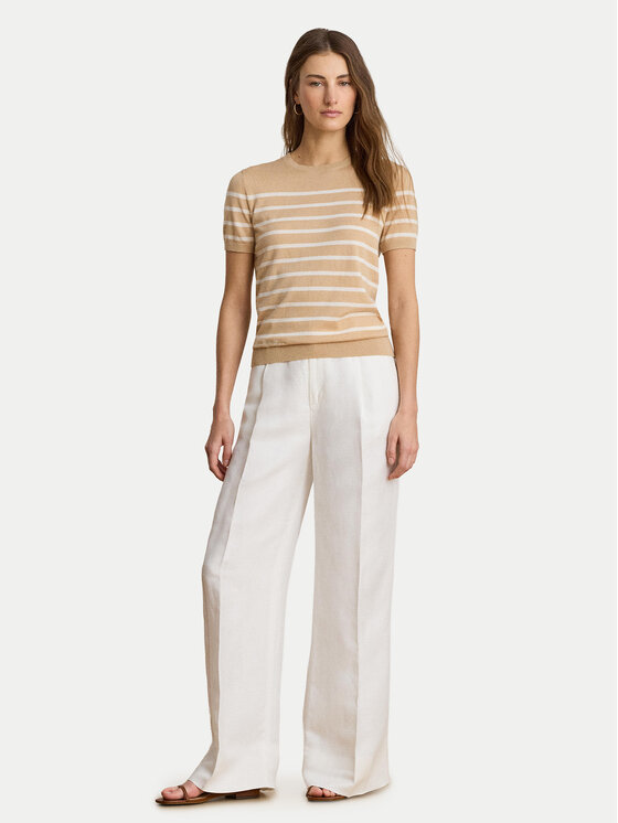 LAUREN RALPH LAUREN LAUREN RALPH LAUREN T-shirt Eyelah 200P13973002 Bež Regular Fit
