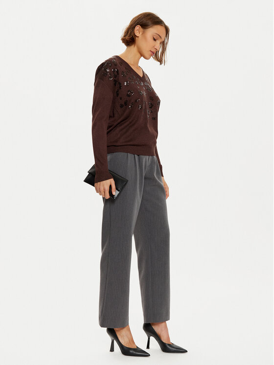 LOLA CASADEMUNT lola_casademunt Pulover LF2411007 Rjava Regular Fit