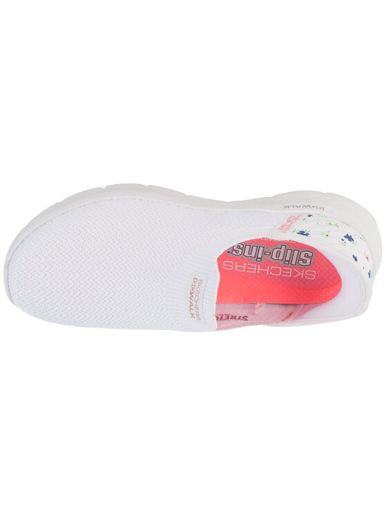 Skechers Skechers Sneakersy Skechers Slip-Ins: GO WALK Flex - Sunset Rose Biały