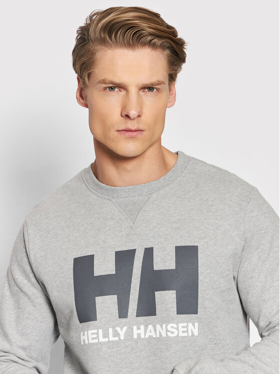 Helly Hansen Helly Hansen Μπλούζα Hh Logo Crew 34000 Γκρι Regular Fit