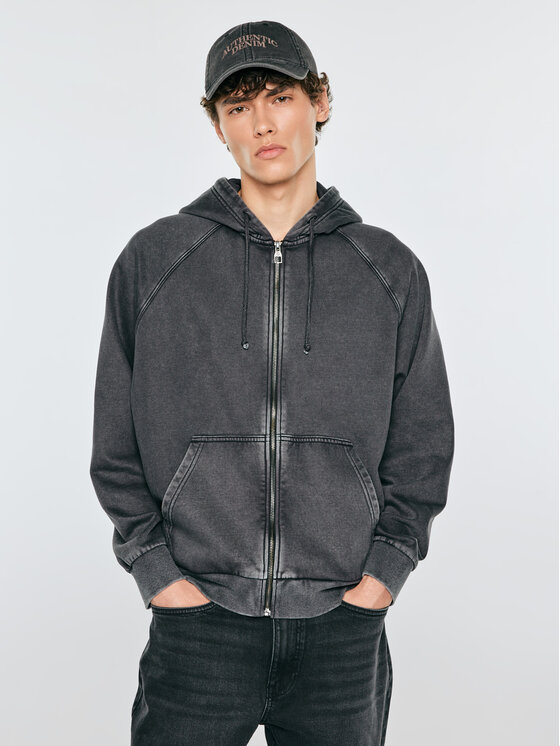 BIG STAR BIG STAR Bluza RADMIR Czarny Oversize