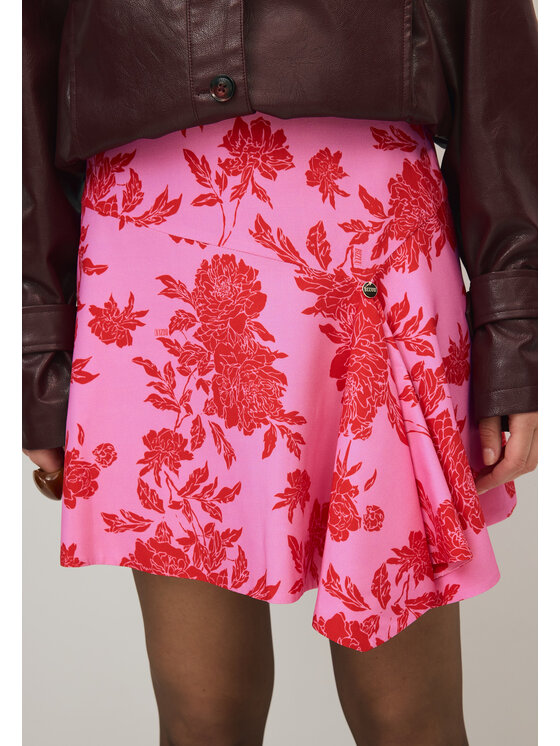 BIZUU BIZUU Mini sukně LANNIL MINI SKIRT Růžová Standard Fit