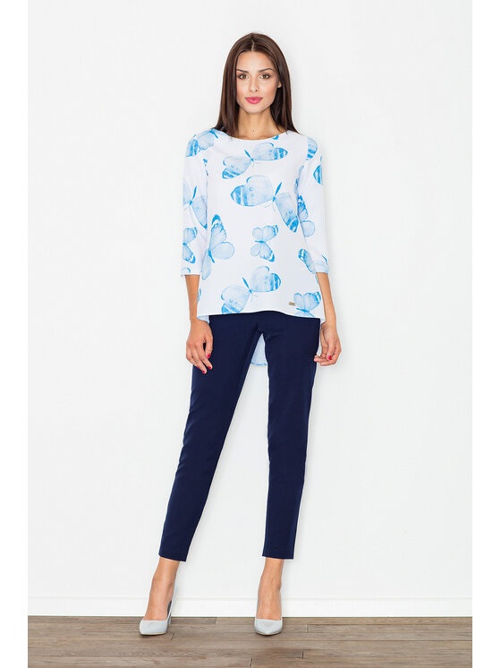 FIGL FIGL Blúzka M505 Farebná Regular Fit