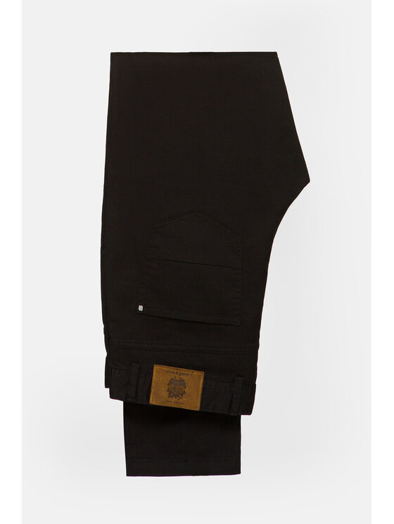 Lancerto Lancerto Spodnie materiałowe Nolan Czarny Regular Fit