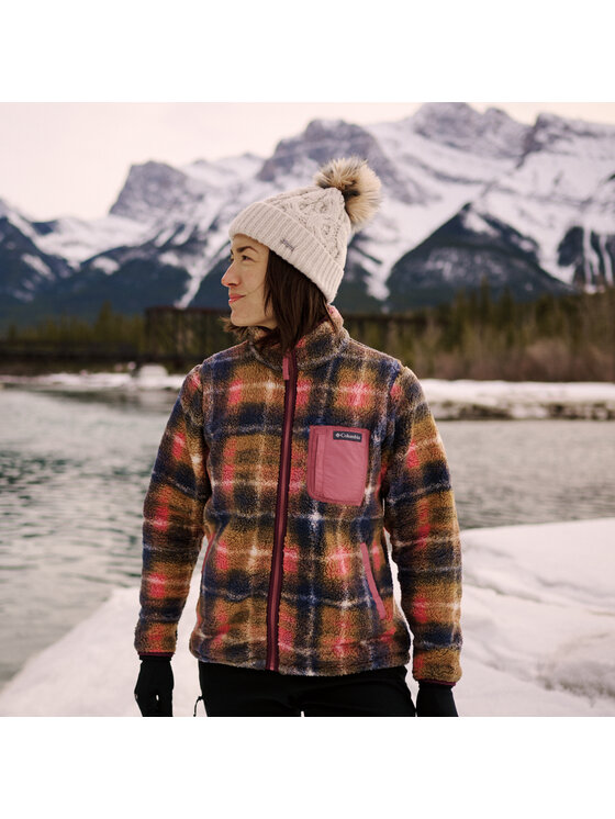 Columbia Columbia Berretto Boundless Days Cable Knit Pom Beanie Beige