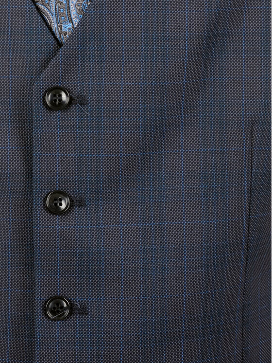 Evenemen Evenemen Kamizelka WILLIAM G Granatowy Slim Fit