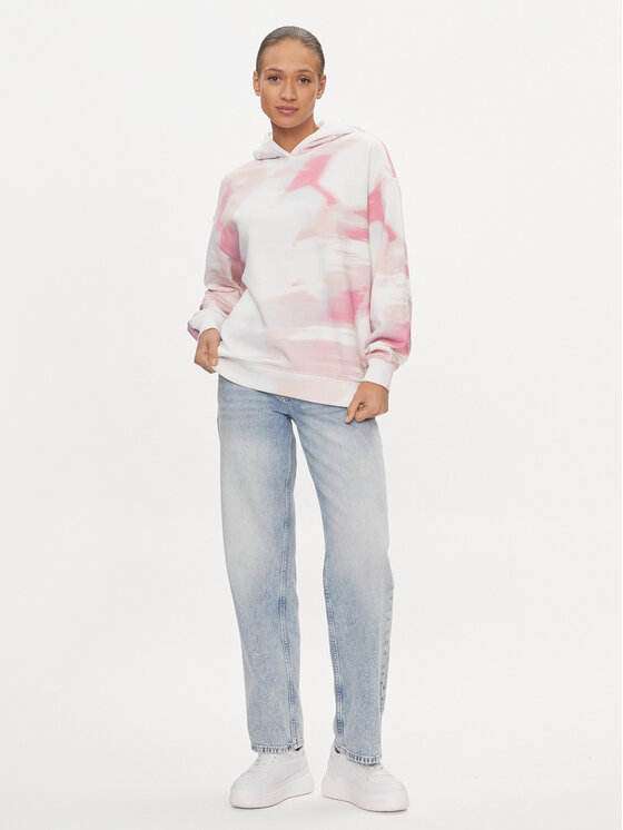 Calvin Klein Jeans Calvin Klein Jeans Mikina Diffused J20J223090 Barevná Oversize