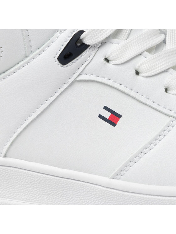 Tommy Hilfiger Tommy Hilfiger Sneakersy High Top Lace-Up Sneaker T3X9-32483-1355 M Biały