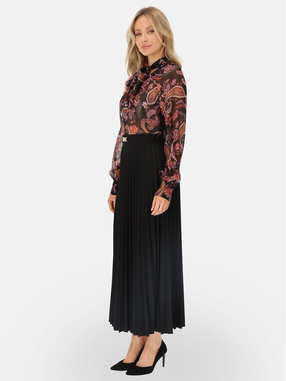 L’AF L’AF Spódnica maxi Lorin Czarny Regular Fit