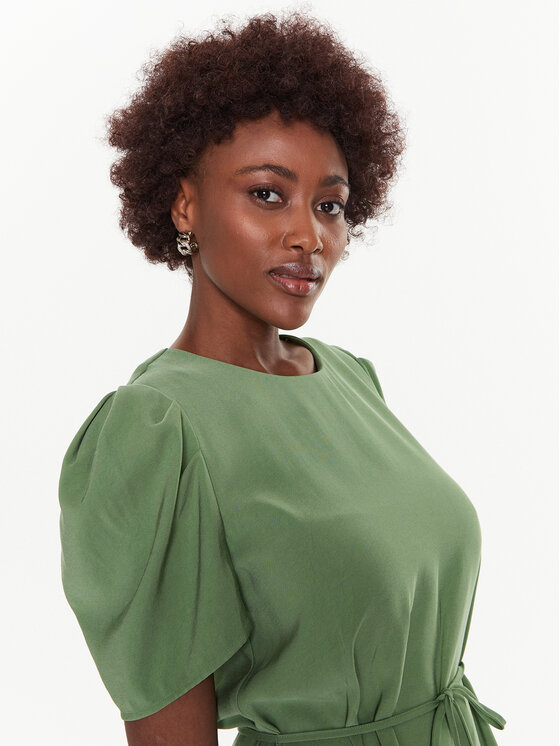 Vestito verde benetton best sale