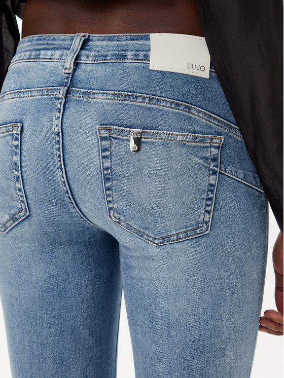 Liu Jo Liu Jo Traperice UA5006 D4615 Svijetloplava Skinny Fit