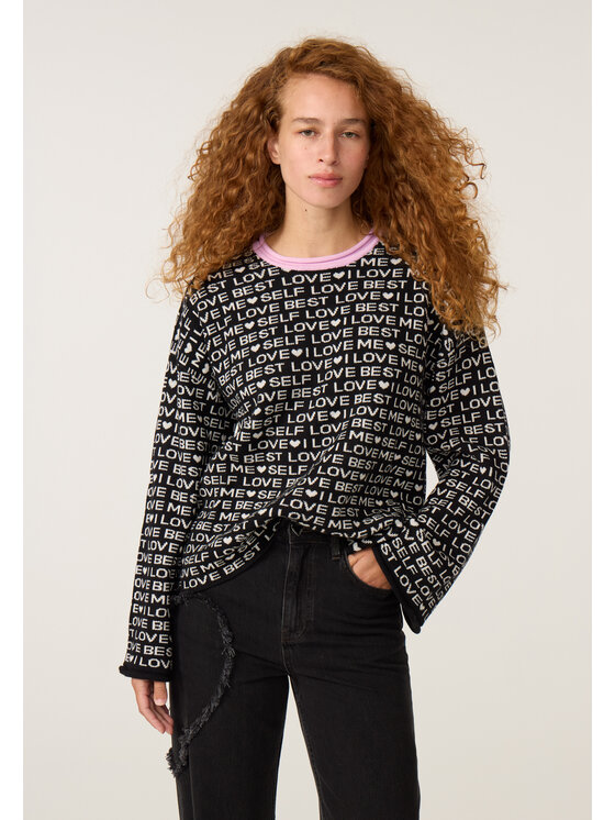 Fabienne Chapot Fabienne Chapot Sweter 6695-509-175 Czarny Regular Fit