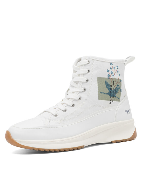 Mustang Mustang Sneakersy 1458-501 Biela