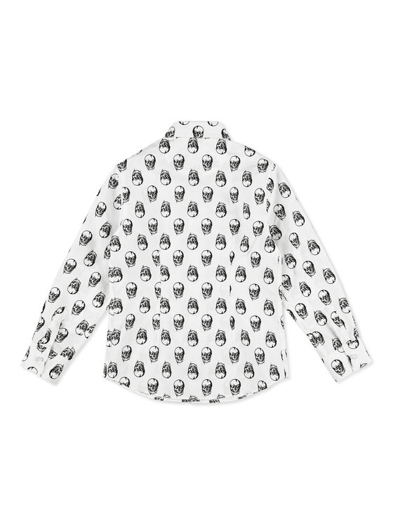 PHILIPP PLEIN PHILIPP PLEIN Koszula 30280 Biały Basic Fit