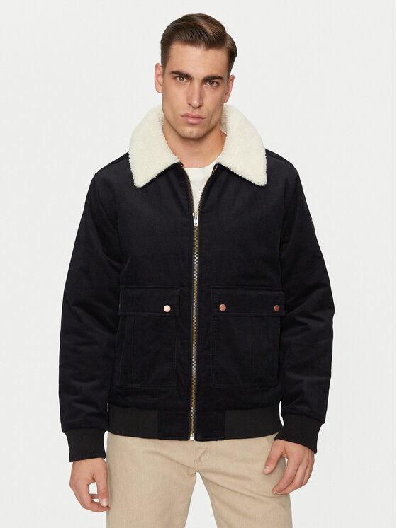 Wrangler Bomber Aviator 112357270 Nero Regular Fit, taglia : S
