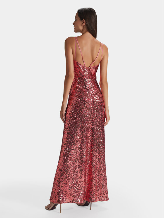 Swing Swing Abendkleid 5AG05100 Rosa Slim Fit