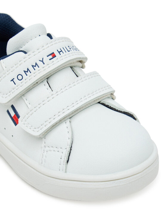 Tommy Hilfiger Tommy Hilfiger Sneakersy Low Cut Velcro Sneaker T1X9-34062-1355 M Biały