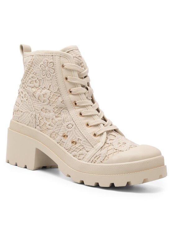 DeeZee DeeZee Schnürschuhe WS5512-01 Beige